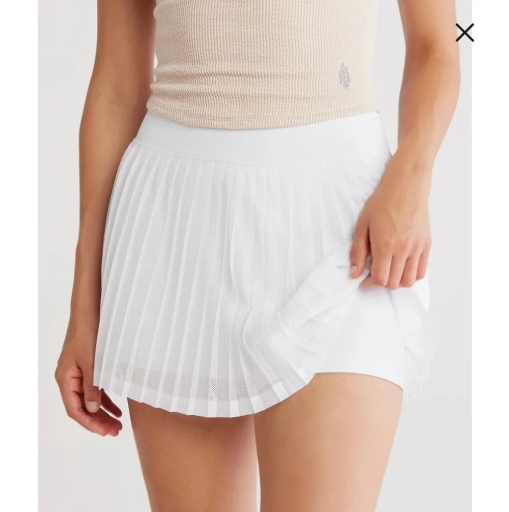 Free People Movement Rally Pleated Mini Skort